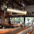 Ephael Modern Vintage Minimalist Tube Pendant Lamp