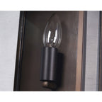 Esolarae Vintage Industrial Glass Wall Lamp