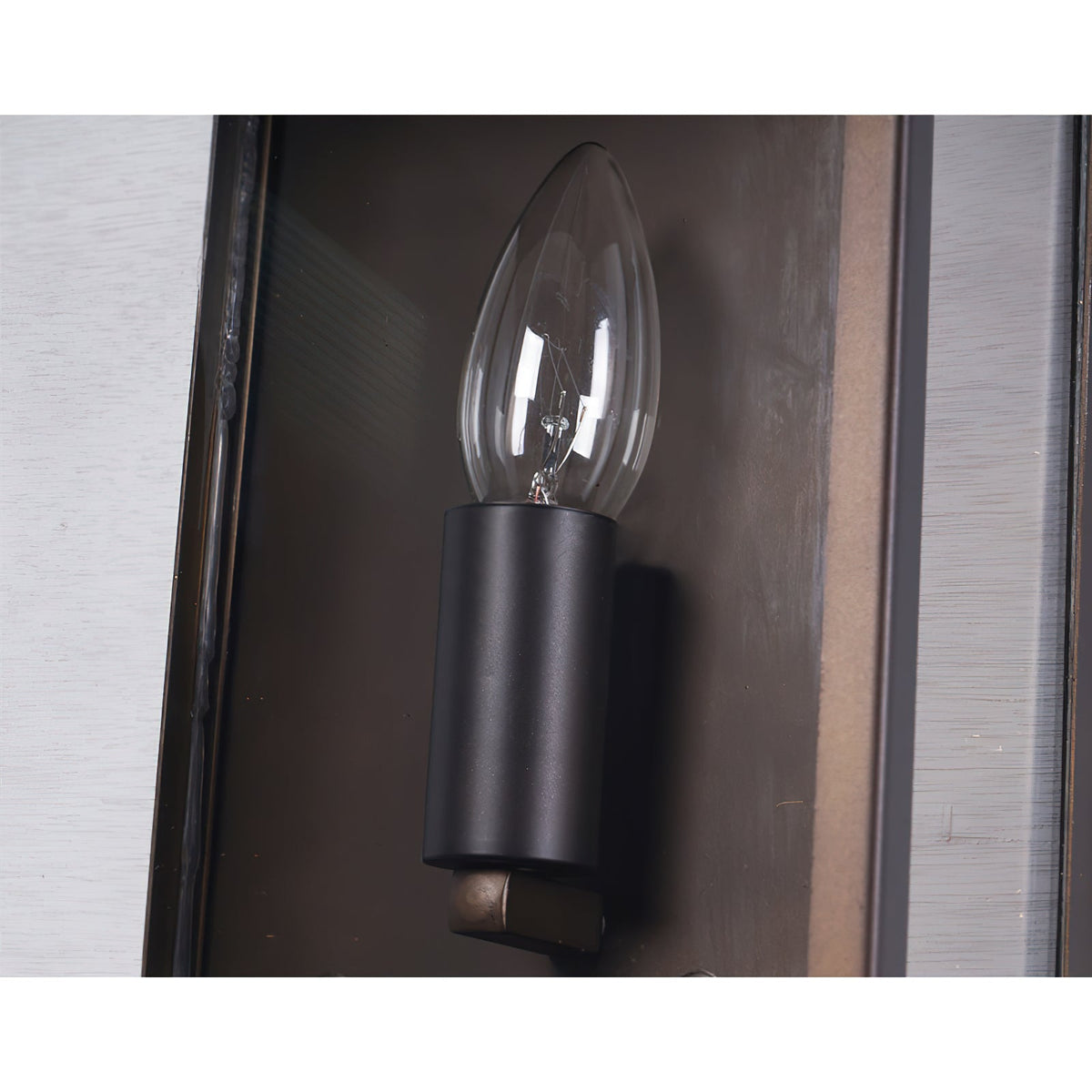 Esolarae Vintage Industrial Glass Wall Lamp