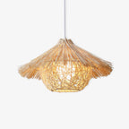 Catala Straw Hat Rattan Pendant Light