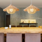 Catala Straw Hat Rattan Pendant Light