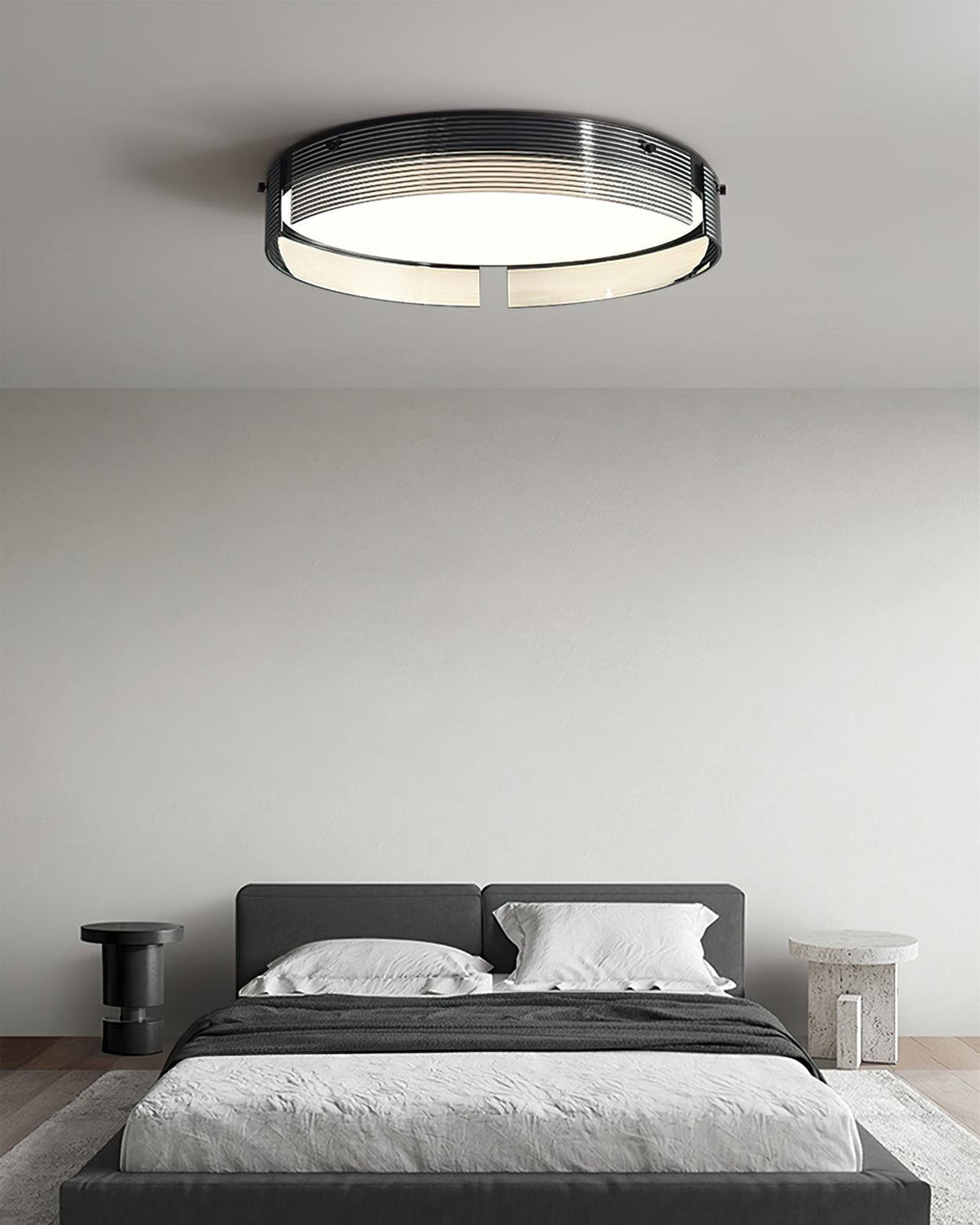 Stripe Ceiling Lamp Modern Brass Sleek Lines