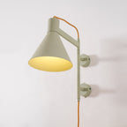 Ivela Modern Minimalist Plug-In Wall Lamp