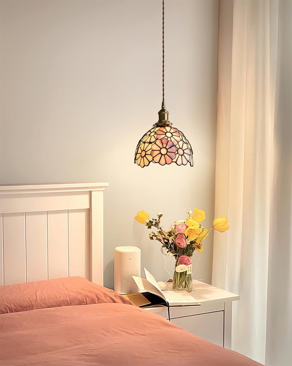 Suka Floral Mosaic Pendant Lamp