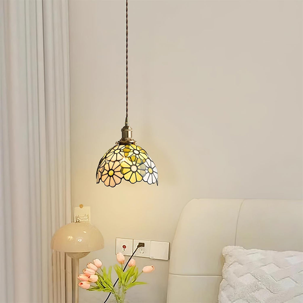 Suka Floral Mosaic Pendant Lamp
