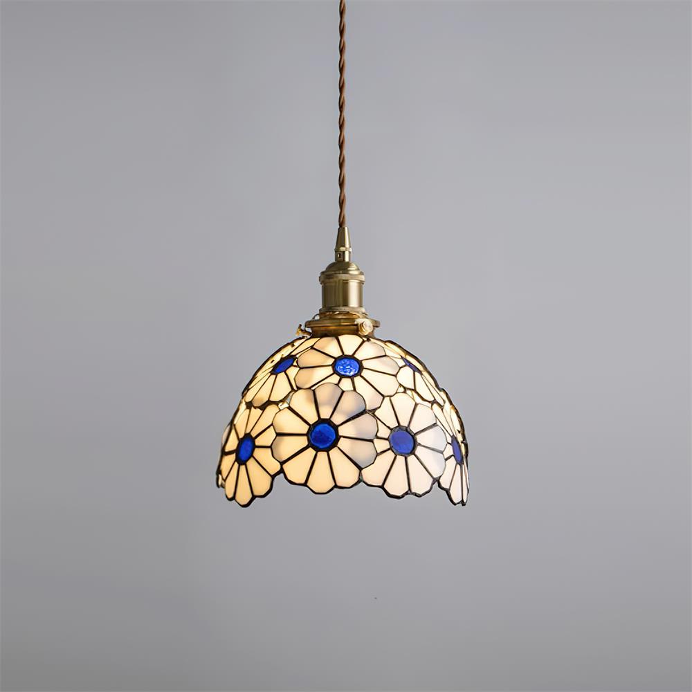 Suka Floral Mosaic Pendant Lamp