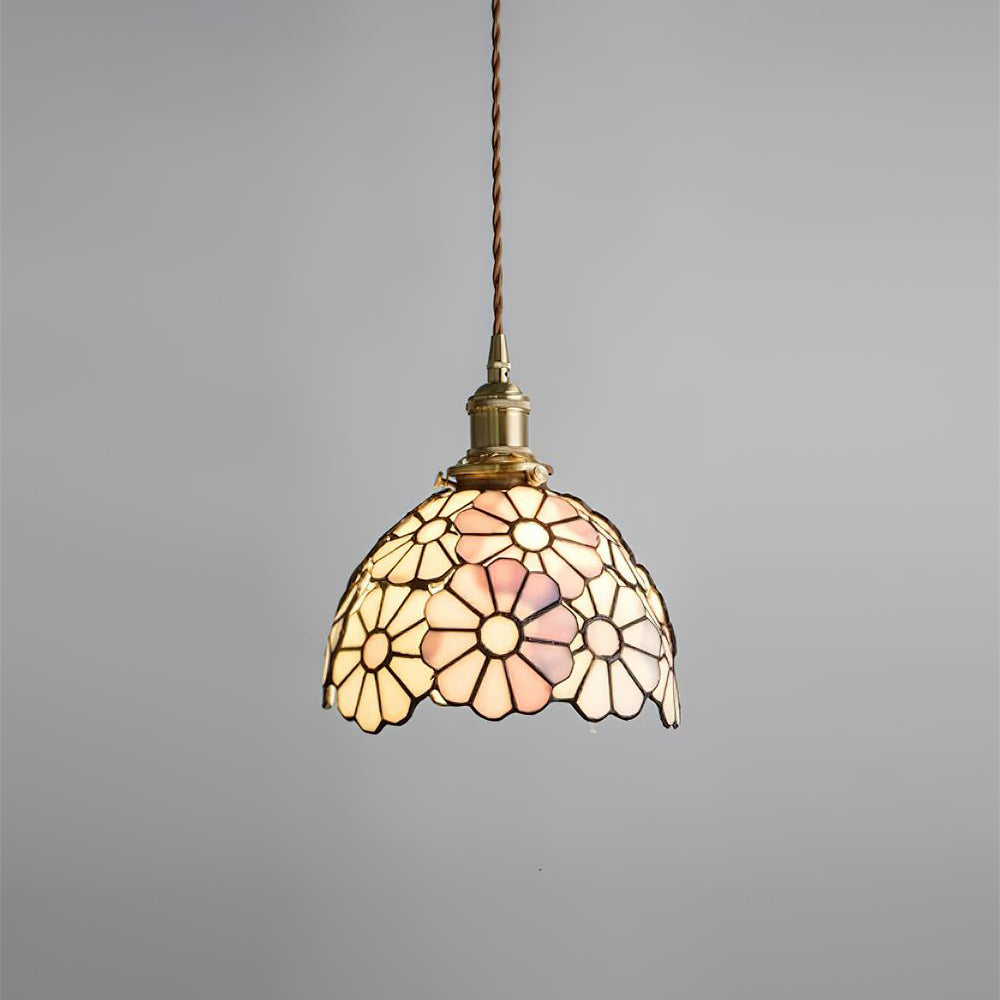 Suka Floral Mosaic Pendant Lamp