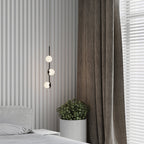 Fayno White Globe Chandelier