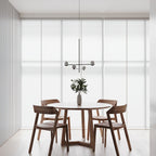 Fayno White Globe Chandelier