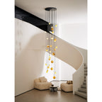 Arsorarae Modern Minimalist Cluster Alabaster Chandelier