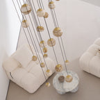 Sultana Contemporary Alabaster Chandelier