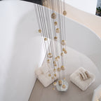 Sultana Contemporary Alabaster Chandelier