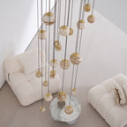 Sultana Contemporary Alabaster Chandelier
