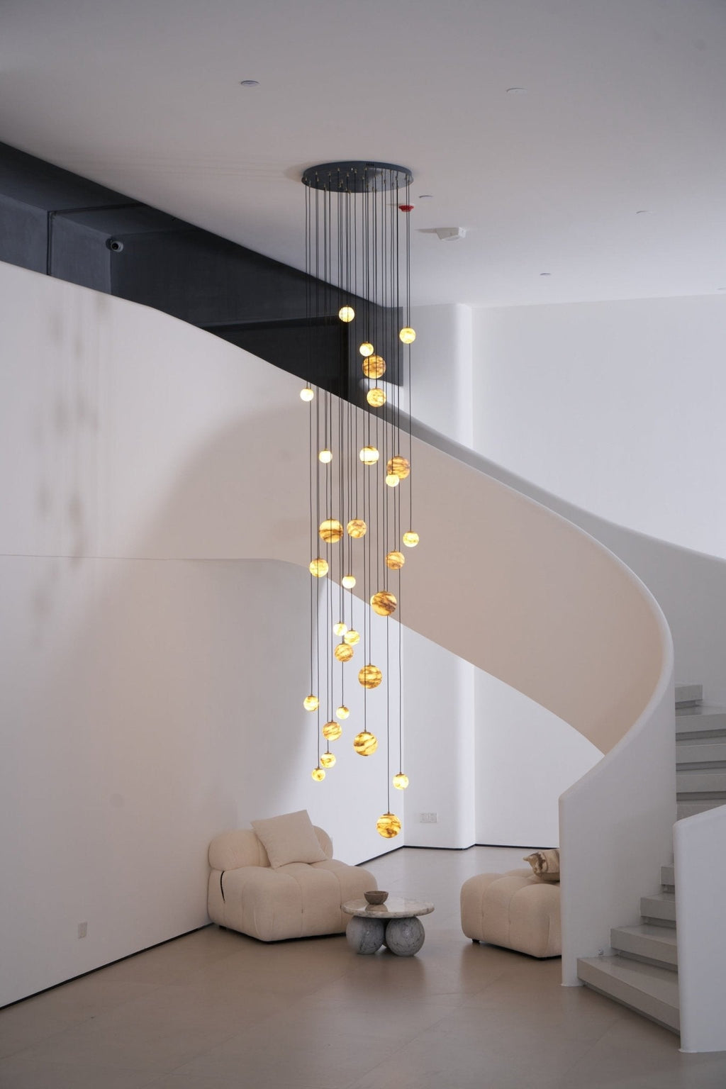 Sultana Contemporary Alabaster Chandelier