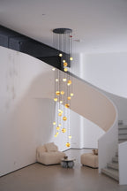 Sultana Contemporary Alabaster Chandelier