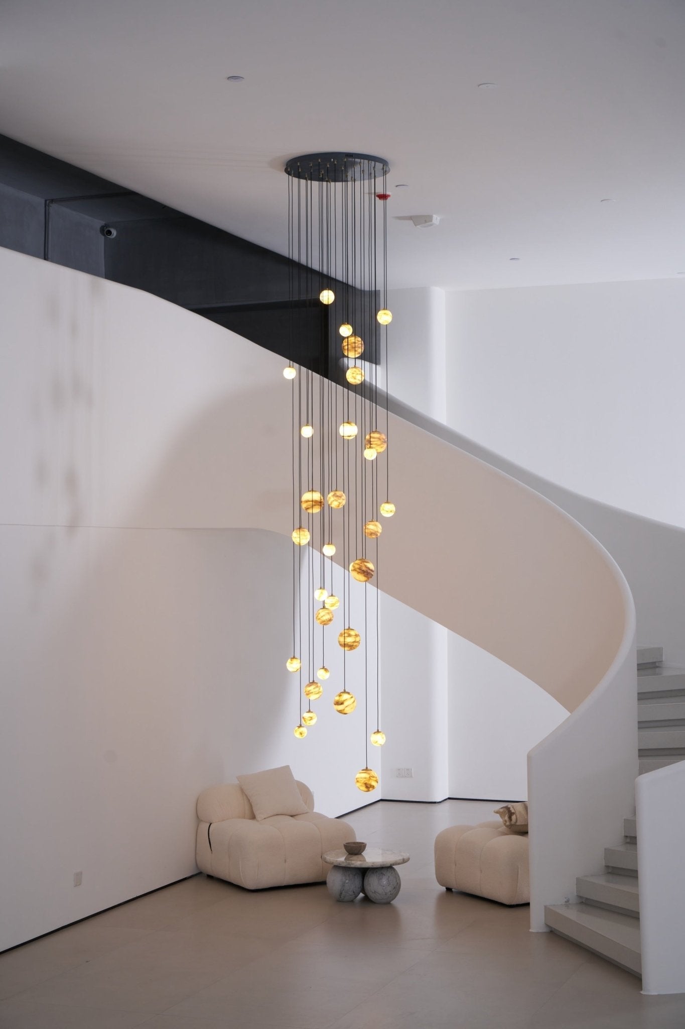 Sultana Contemporary Alabaster Chandelier