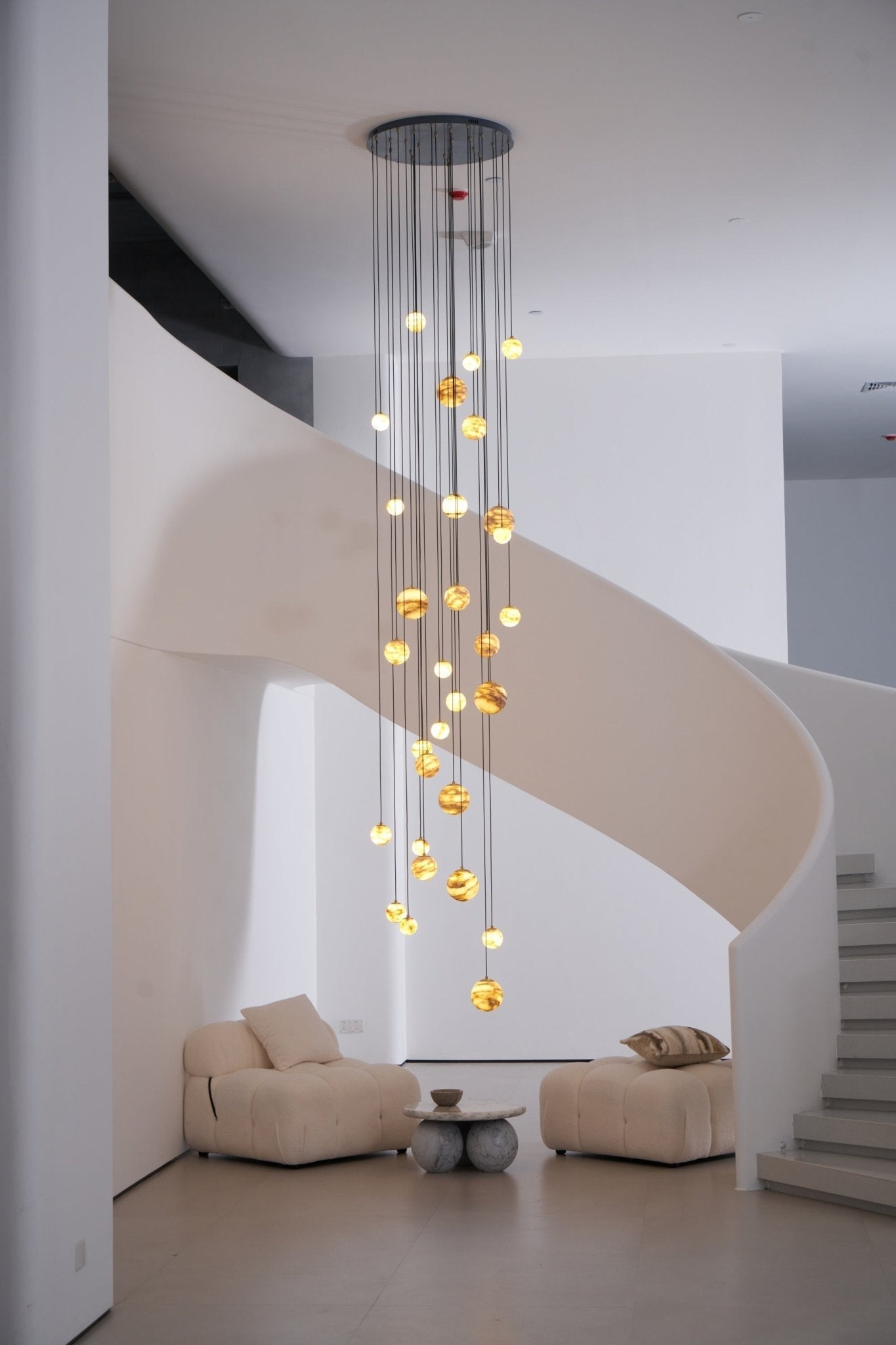 Sultana Contemporary Alabaster Chandelier