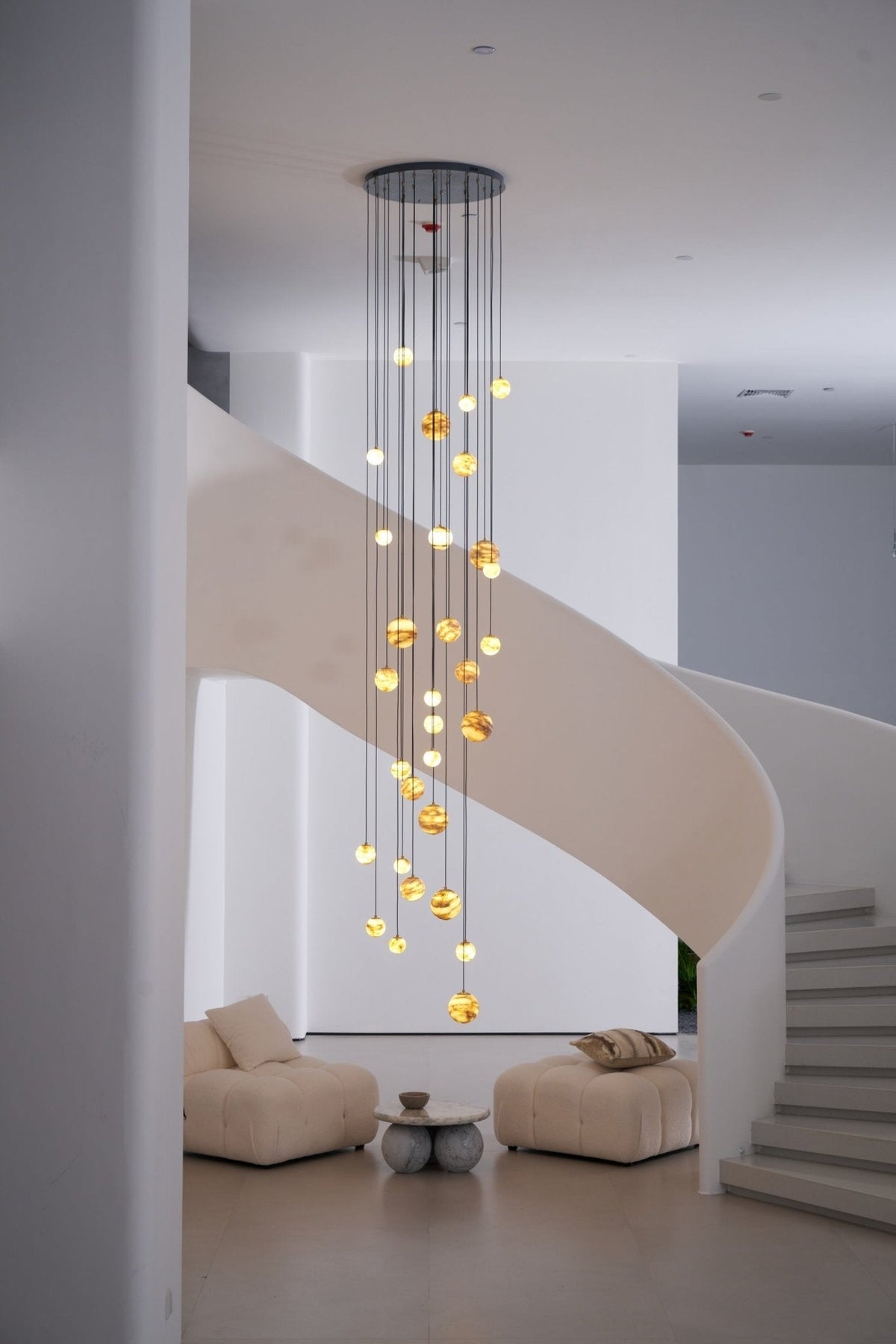 Sultana Contemporary Alabaster Chandelier