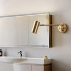 Lustra Wall Sconce Brass Swing Arm Adjustable
