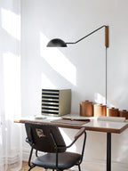 Solarice Wood Wall Lamp