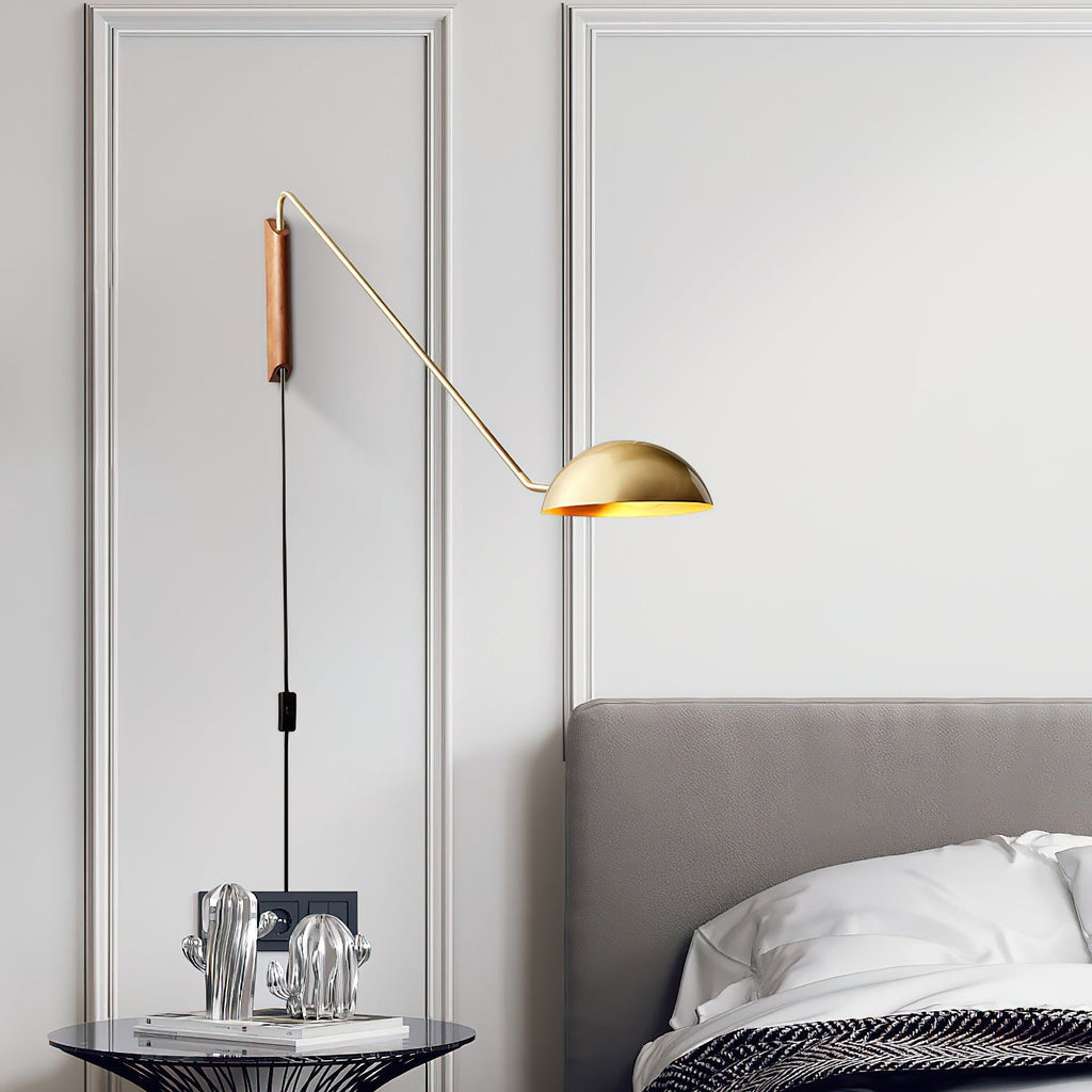 Solarice Wood Wall Lamp