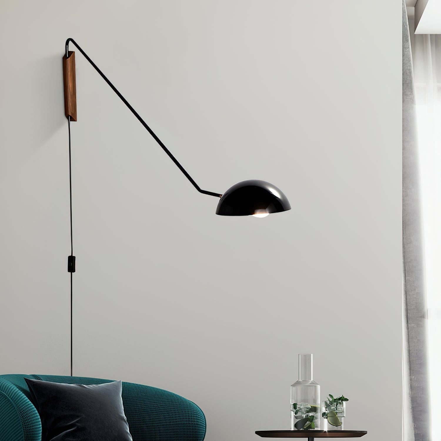 Solarice Wood Wall Lamp