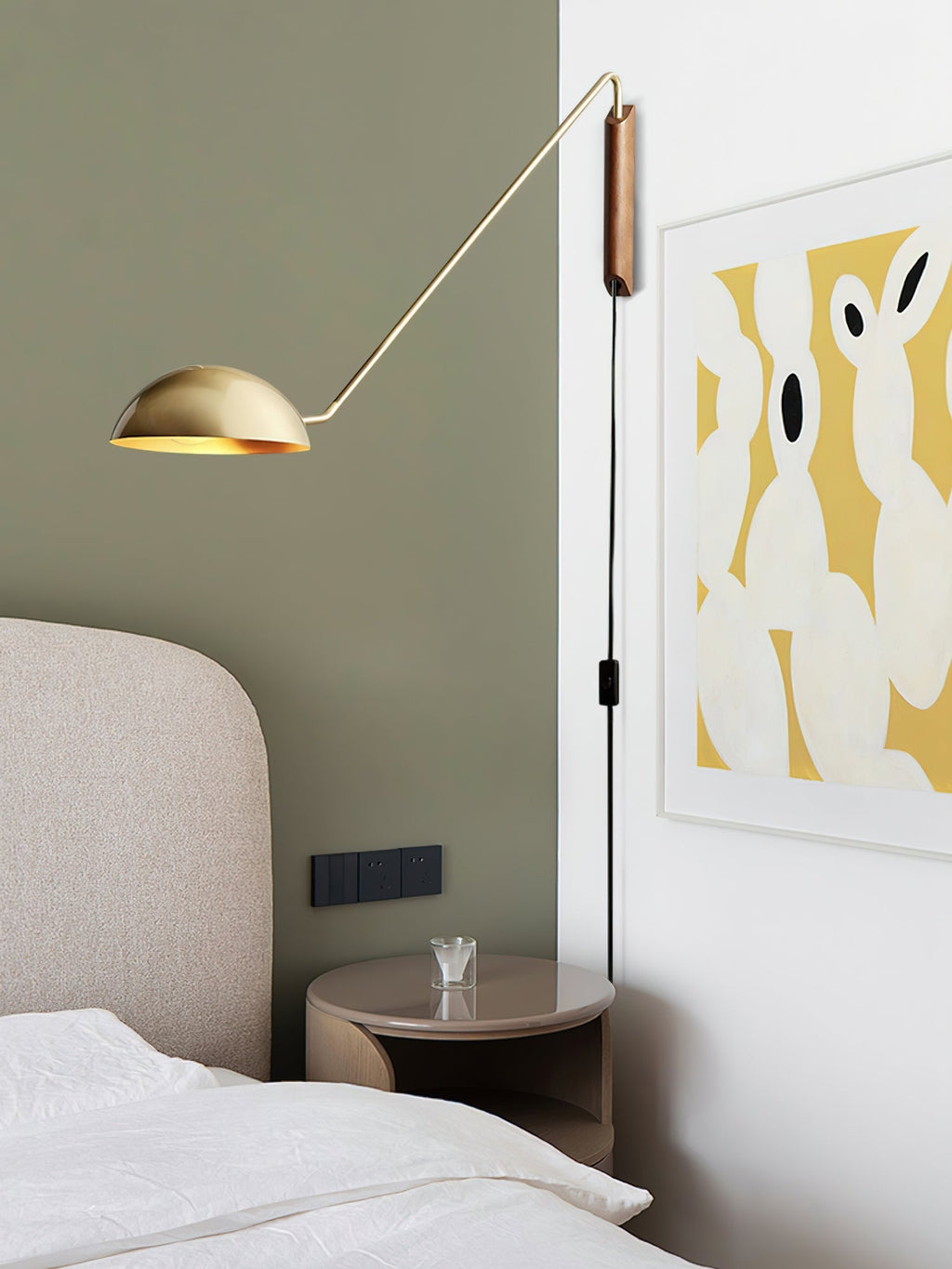Solarice Wood Wall Lamp