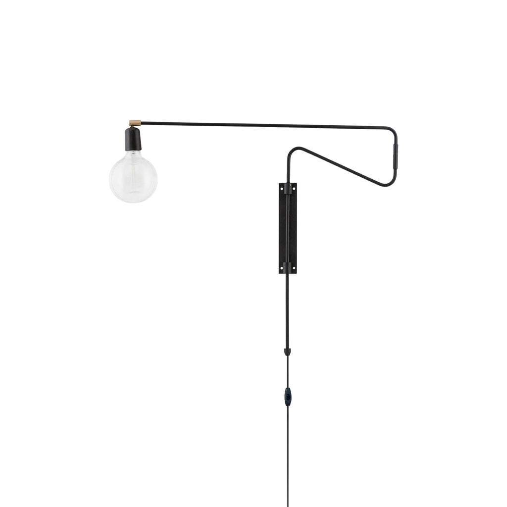 Ersora Modern Minimalist Swing Plug-in Wall Lamp