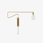 Elsoreth Modern Minimalist Swing Wall Lamp