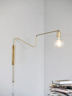Elsoreth Modern Minimalist Swing Wall Lamp