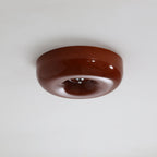 Afralia Modern Minimalist Swirl Glass Ceiling Lamp