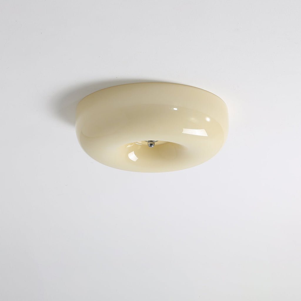Afralia Modern Minimalist Swirl Glass Ceiling Lamp