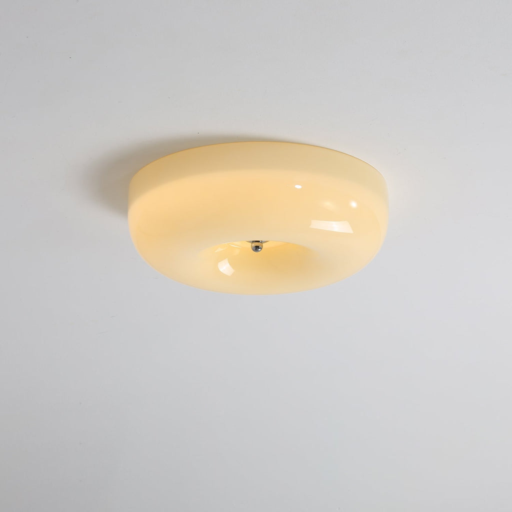Afralia Modern Minimalist Swirl Glass Ceiling Lamp