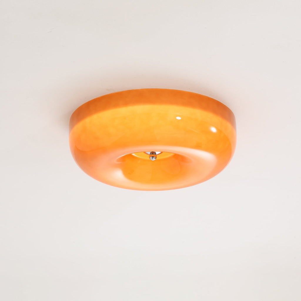 Afralia Modern Minimalist Swirl Glass Ceiling Lamp