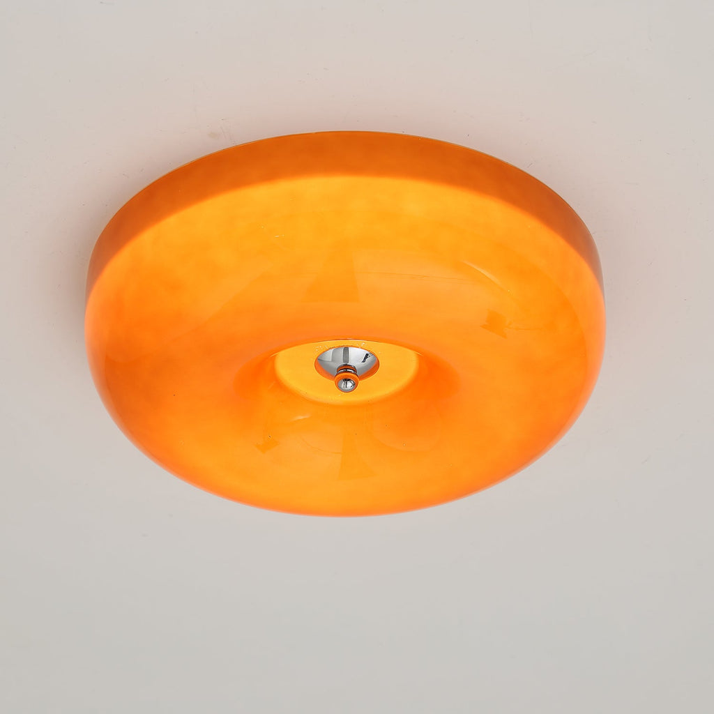 Afralia Modern Minimalist Swirl Glass Ceiling Lamp