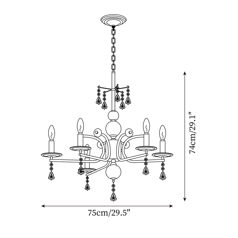 Candelabra  Vintage Chandelier