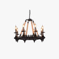 Epoch Retro Candle Chandelier Rope Restaurant Bar