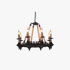 Epoch Retro Candle Chandelier Rope Restaurant Bar
