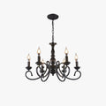 Silva Creative Retro Candle Chandelier Bedroom