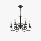 Silva Creative Retro Candle Chandelier Bedroom