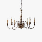 Silva Retro Design LED Chandelier Bronze Living Room