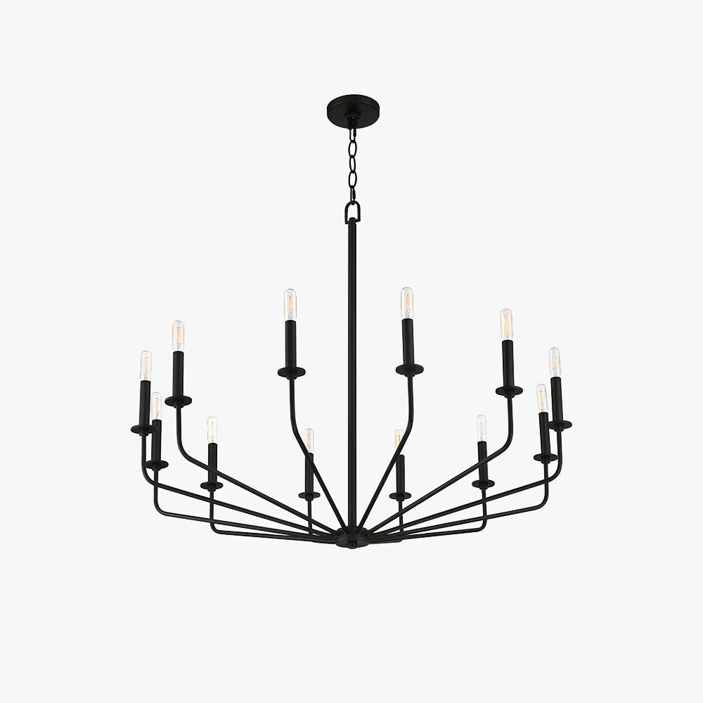 Silva Modern Industrial LED Chandelier Living Room