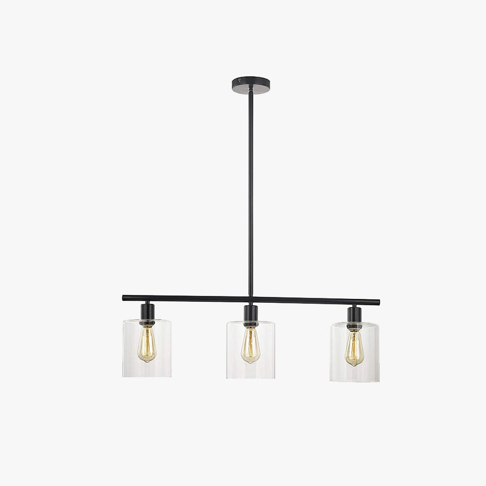 Arisha Industrial Minimalist LED Chandelier Kitchen Island