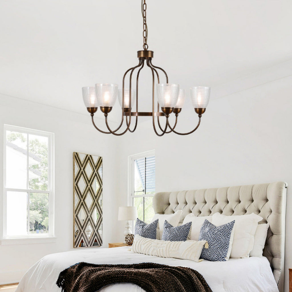 Caraeara Postmodern Luxury Glass Chandelier