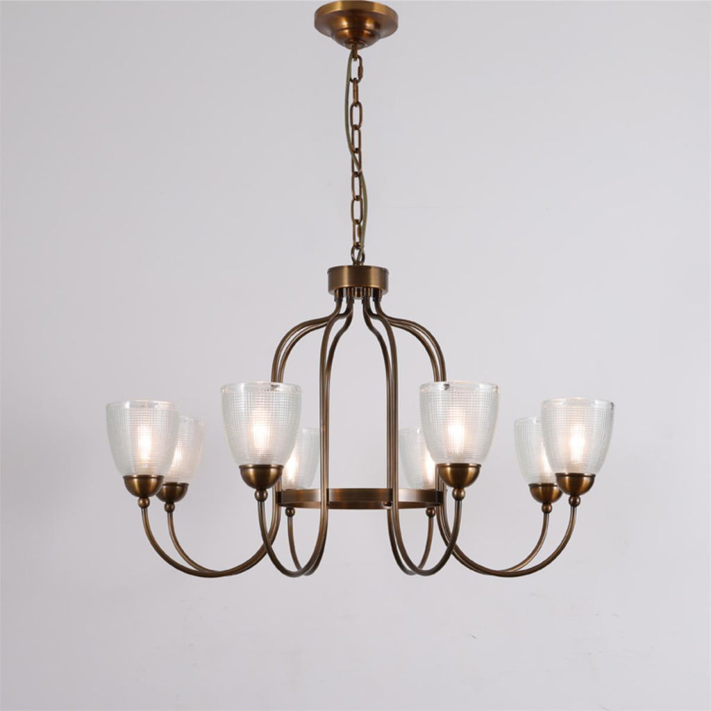 Caraeara Postmodern Luxury Glass Chandelier
