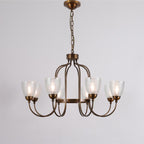Caraeara Postmodern Luxury Glass Chandelier