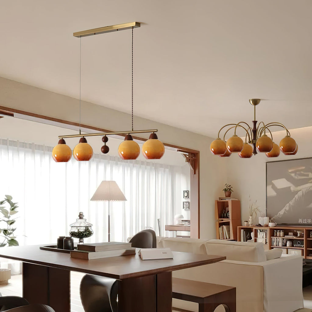 Amara  Hand-blown  Glass Chandelier