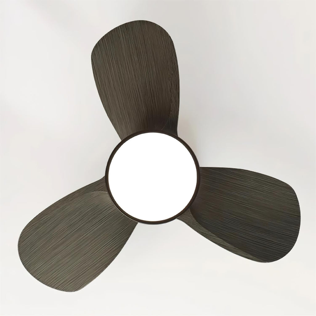 Talaya Ceiling Fan Light Wooden Blades Modern Bedroom