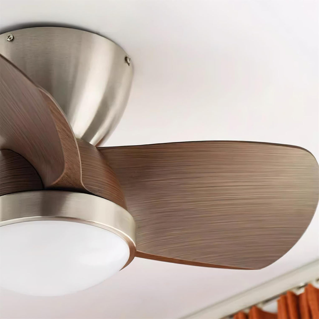 Eamon Modern Wood Ceiling Fan Light