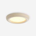 Ceiling Light Beige Flush Mount with Acrylic Canopy Minimalist